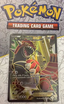 GROUDON EX 2015 POKEMON XY PRIMAL CLASH ULTRA RARE HOLO 150/160 - Image 1