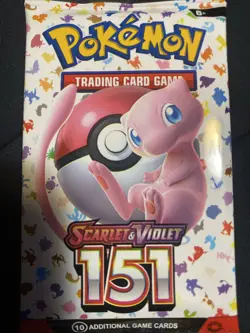 Scarlet & Violet 151 Booster Pack - 1x NEW English Factory Sealed Pokemon 2023 - Image 1