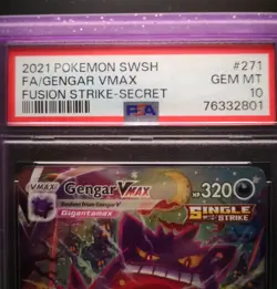Gengar VMAX 271/264 | Full Alt Art | Holo | Pokemon Fusion Strike | PSA 10 - Image 3