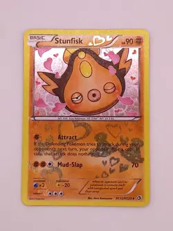 Pokemon Stunfisk RC12/ RC25 Reverse Holo Legendary Treasures Radiant Collection - Image 1