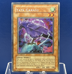 Yugioh Yata-Garasu LOD-000 1st Edition Secret Rare NM Legacy Of Darkness *Read* - Image 1
