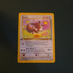 Eevee 1st ed jungle 51/64 Pokemon card WOTC light play LP - Image 1