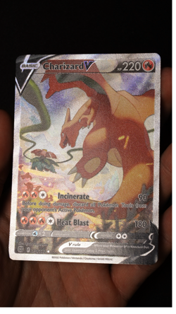 Charizard V #154 NM-M Pokemon Card Brilliant Stars - Image 2