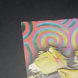 Abra #63 EV7 of 12 - Die-Cut Embossed - Pokemon CARD - Topps Series 2 - NM - Image 2