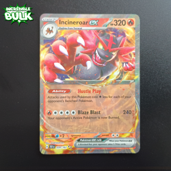 Incineroar Ex - 034/162 - Temporal Forces - Double Rare - Pokemon Card - Image 1