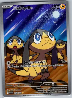 Helioptile 143/132 ME01: Mega Evolution - Pokemon Card - NM - Image 1