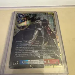 Omnimon Alter-S EX9-021 SR Digimon Card Game - Image 1