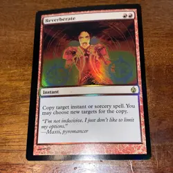 Reverberate 20 Premium Deck Series: Fire and Lightning FOIL MTG TCG CARD NM - Image 1