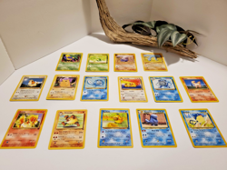Pokemon Card Lot of 15 Cards Nidoran, Oddish, Paras, Scyther, Skiploom - Lot #70 - Image 1