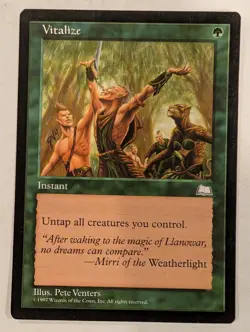 Vitalize - Weatherlight - Magic the Gathering MTG Nice! - Image 1