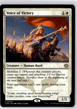 Voice of Victory Tarkir: Dragonstorm Regular NM R 0033 - Image 1