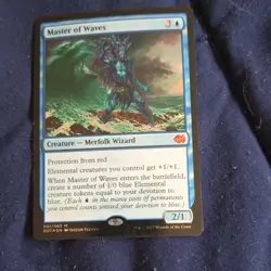 Wizards of the Coast Master of Waves Creature DDT Mythic 001/063 Blue English - Image 1