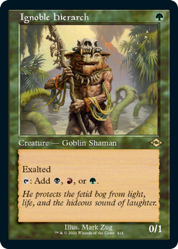 Light Play x 1 Ignoble Hierarch - Foil - Retro Frame Modern Horizons 2 Variants - Image 1