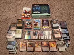 400 MTG Cards - Magic the Gathering Lot w/ FOILS & RARES! + BOOSTERS + DECKS - Image 1