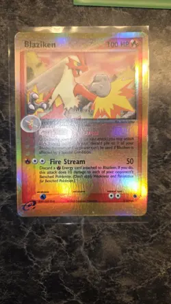 Pokemon TCG Blaziken EX Ruby and Sapphire Reverse Holo Card 3/109 2003🔥🔥✨✨ - Image 1