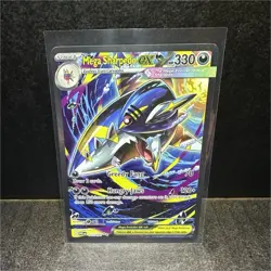 Pokemon Mega Sharpedo EX 127/094 Me02: Phantasmal Flames Rare Holo - Image 1