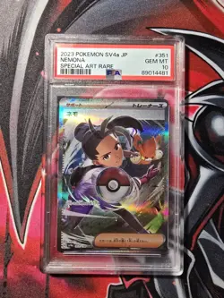 NEMONA - PSA 10 - 2023 Pokemon SV4a Japanese SPECIAL ART RARE #351 - Image 1