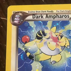 Pokemon Dark Ampharos Neo Destiny 1/105 Unlimited Holo RARE - Image 4