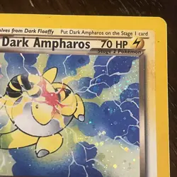 Pokemon Dark Ampharos Neo Destiny 1/105 Unlimited Holo RARE - Image 5