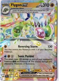 Flygon ex - 106/191 - Double Rare Pokemon SV08 Surging Sparks M/NM - Image 1