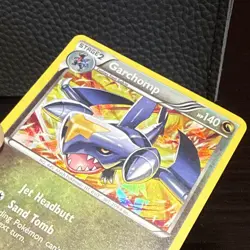 Pokemon TCG Garchomp 91/124 Cracked Ice Holo Rare Dragons Exalted LP - Image 5
