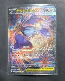 Pokemon TCG: Mega Latias EX 181/132 Me01: Mega Evolution Secret Rare NM - Image 1