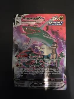 Pokemon Rayquaza VMAX TG20/TG30 Ultra Rare Full Art Rapid Strike Holo 320 HP NM - Image 1