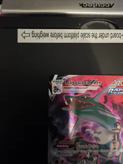Pokemon Rayquaza VMAX TG20/TG30 Ultra Rare Full Art Rapid Strike Holo 320 HP NM - Image 2