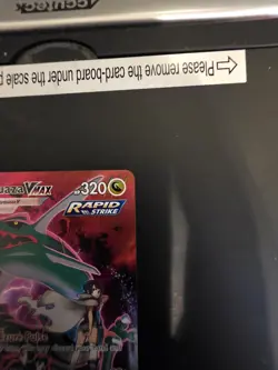 Pokemon Rayquaza VMAX TG20/TG30 Ultra Rare Full Art Rapid Strike Holo 320 HP NM - Image 3