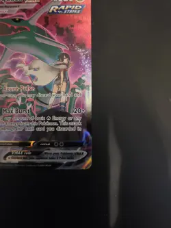 Pokemon Rayquaza VMAX TG20/TG30 Ultra Rare Full Art Rapid Strike Holo 320 HP NM - Image 4