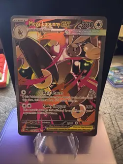 Mega Lopunny Ex 128/094 Pokemon Phantasmal Flames Special illustration Rare EN - Image 1