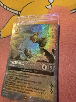 Disney Lorcana Fabled Tinker Bell Glimmer Foil Promo 11/P3 SEALED - Image 1