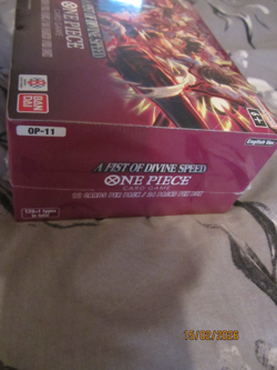 One Piece Card Game OP11 A Fist of Divine Speed Booster Box English SEALED! - Image 4
