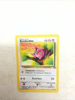French Jigglypuff Rondoudou 54/64 MP Jungle Pokemon Card! - Image 2