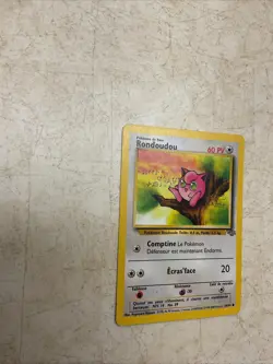 French Jigglypuff Rondoudou 54/64 MP Jungle Pokemon Card! - Image 4