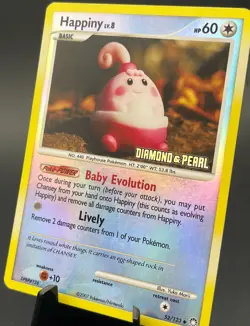 Happiny 52/123 Burger King Promo Reverse Holo Vintage Promo Card NM Pokemon Rare - Image 3