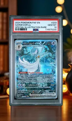 Pokemon TCG Paldean Fate #233 Gardevoir EX Special Illustration Holo PSA 10 Card - Image 1