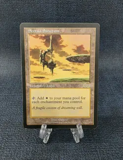 Serra's Sanctum Urza's Saga Rare Legendary Land Regular English MTG Card - Image 1