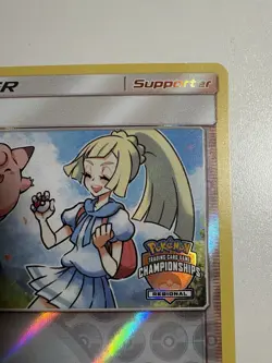 Lillie Trainer Supporter Pokemon Card 125a Promo TCG Championships Regionals - Image 3