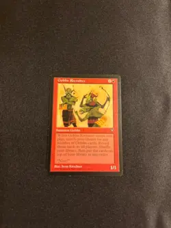 Goblin Recruiter [Visions] Magic MTG Cards LP - Image 1
