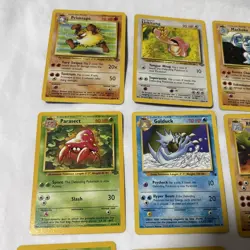 Vintage 1999 Pokemon Cards Lot 25 Base Jungle Fossil LP/NM No Duplicates - Image 2
