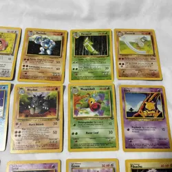 Vintage 1999 Pokemon Cards Lot 25 Base Jungle Fossil LP/NM No Duplicates - Image 3