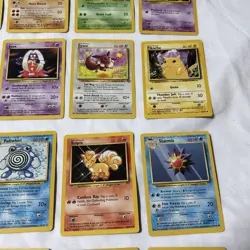 Vintage 1999 Pokemon Cards Lot 25 Base Jungle Fossil LP/NM No Duplicates - Image 5