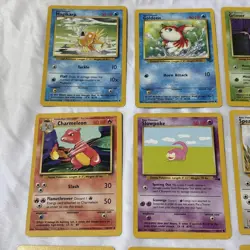 Vintage 1999 Pokemon Cards Lot 25 Base Jungle Fossil LP/NM No Duplicates - Image 2