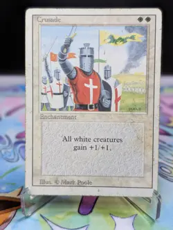 MTG Revised Edition (3rd) - Crusade - BANNED - HP - Image 1