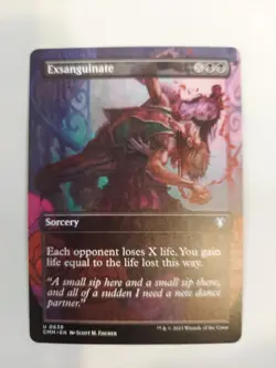 Exsanguinate (Borderless) Commander Masters Regular - Image 1