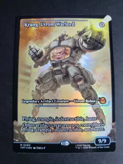 Krang, Utrom Warlord (Showcase Foil) Mythic MTG Ninja Turtles - Image 1