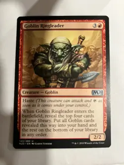 Goblin Ringleader - 2020 Core Set M20 - Magic the Gathering MTG Nice! - Image 1
