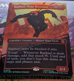 Raphael, Ninja Destroyer (Borderless) - 0218 - MTG TMT NM - Image 1
