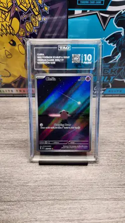 2023 POKEMON OBF EN-Cleffa ILLUSTRATION RARE #202 - TAG 10 Gem Mint - Image 1
